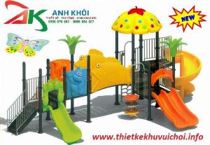 Cầu trượt liên hoàn ngoài trời
