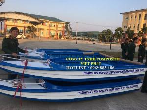 Thuyền composite dài 6m rộng 1.7m tải trọng 20 người cứu hộ lũ lụt Quảng Bình, Quảng Trị - 0969883186 -Composite Việt Phát