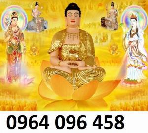 Gạch tranh dán tường 3d hình phật - 77NF
