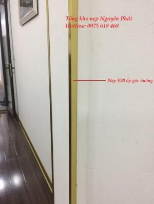 Nẹp góc vuông V nhôm