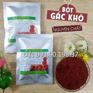 Bột Gấc Khô Nguyên Chất Sấy Lạnh Gói 20gr - Bột màu tự nhiên nguyên chất làm bánh, rau câu, kẹo dẻo