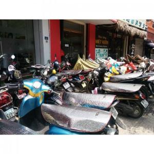 Miếng phủ chống nóng yên xe máy