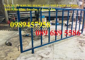 Hàng rào barie phân luồng giao thông, hàng rào an ninh mạ kẽm