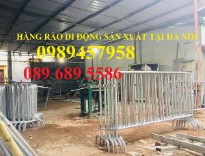 Hàng rào barie phân luồng giao thông, hàng rào an ninh mạ kẽm
