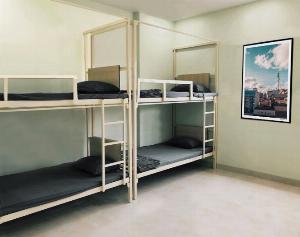 Giường tầng sắt KTX, giường tầng homestay