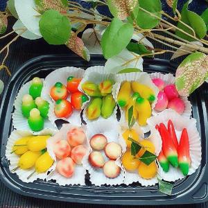 Bánh đậu xanh hình trái cây size Mini