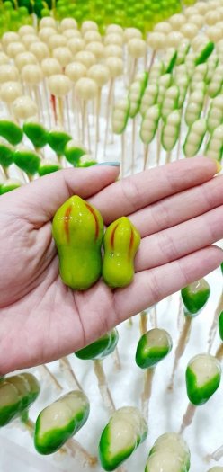 Bánh đậu xanh hình trái cây size Mini