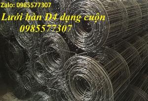Lưới thép hàn D4 a 200 x 200, D4 a 100 x 100 giá tốt,hàng có sẵn tại Hà Nội