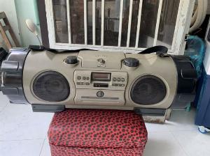 Đài Radio CD&Casseete Victor RV-X70 ( trống cơm )