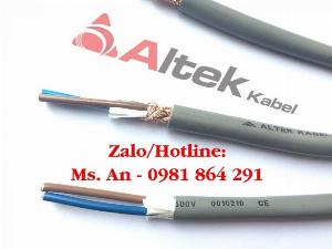 Cáp điều khiển 2c x 0.5/0.75/1.0/1.5mm2 Altek Kabel