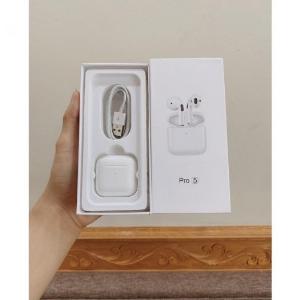 Tai nghe Bluetooth 5.0 TWS Airpods Pro 5 đổi tên,cảm biến lực dừng nhạc chuẩn