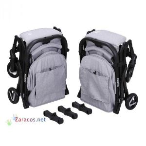 Xe đẩy đôi có thể tháo rời Zaracos NORIO 9026 GRAY