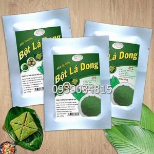 Bột Lá Dong Nguyên Chất Sấy Lạnh Gói 20gr - Bột màu tự nhiên nguyên chất làm bánh, rau câu, kẹo dẻo