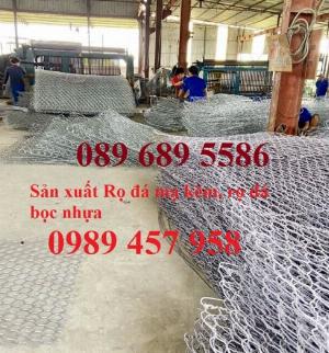 Báo giá Rọ đá mạ kẽm 2x1x0,5m, RỌ thép bọc nhựa 2x1x1 có sẵn