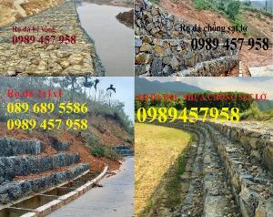 Báo giá Rọ đá mạ kẽm 2x1x0,5m, RỌ thép bọc nhựa 2x1x1 có sẵn