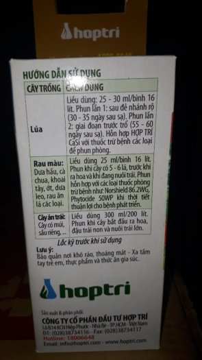 Hợp trí Ca si 250ml
