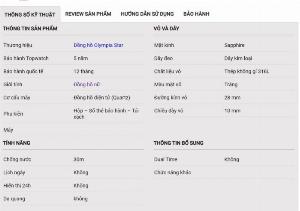 Đồng hồ Nữ Olympia Star TL