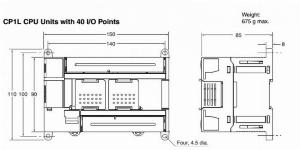 PLC Omron CP1L-M40DR-A| Hàng nhập khẩu trực tiếp LH Hoàng Anh Phương