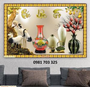 Tranh gạch, gạch tranh phòng thờ 3D