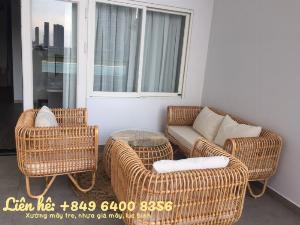 Sofa mây nữ hoàng - Sofa salon mây cho phòng khách