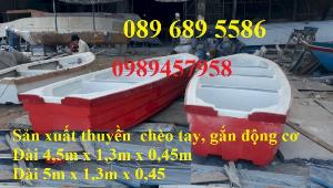 Thuyền composite khu du lịch nghỉ dưỡng, Thuyền nhựa chèo tay 3-4 người