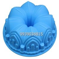 Khuôn silicon làm rau câu, làm bánh hình vương miệng 8 chóp - Mã số 551