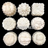 Bộ 10 khuôn trung thu – Khuôn rau câu trung thu, ép xôi