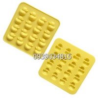 Khuôn rau câu silicon vĩ 16 vịt con – Mã số 640