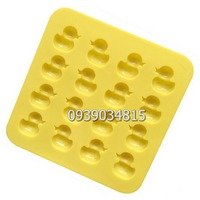 Khuôn rau câu silicon vĩ 16 vịt con – Mã số 640