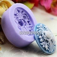 Khuôn silicon làm rau câu hoa hồng kiểu - Mã số 645