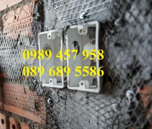 Lưới trát tường, Lưới mạ kẽm trát tường 5x5, 10x10, 15x15, 25x25, Lưới chống nứt tường