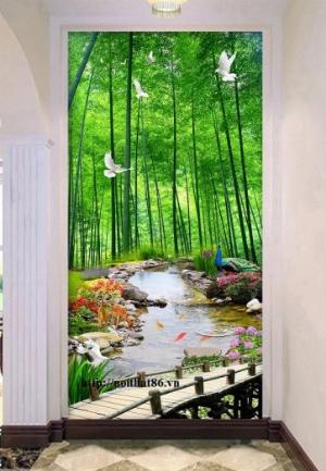 Tranh gạch men 3d phong cảnh - 40MN