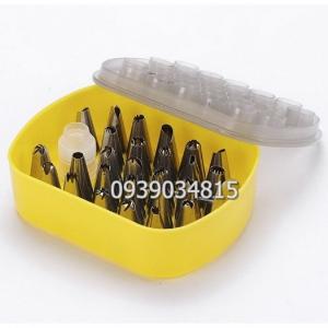 Bộ 30 đuôi bắt bông kem – Dụng cụ làm bánh kem - Bộ vàng