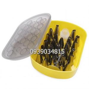 Bộ 30 đuôi bắt bông kem – Dụng cụ làm bánh kem - Bộ vàng