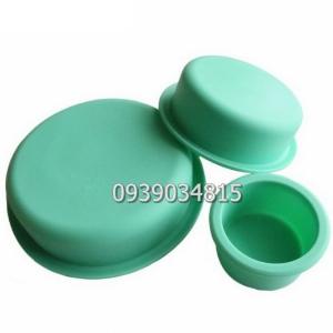 Bộ 3 khuôn silicon làm bánh, rau câu 3 tầng
