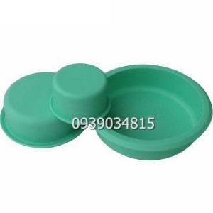 Bộ 3 khuôn silicon làm bánh, rau câu 3 tầng