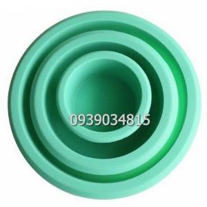 Bộ 3 khuôn silicon làm bánh, rau câu 3 tầng