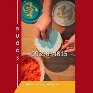 Bộ 3 khuôn xôi, khuôn làm bánh Phúc Lộc Thọ