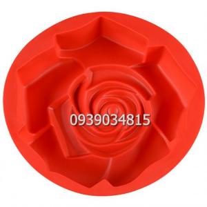 Khuôn silicon làm rau câu, làm bánh hoa hồng đại - Loại 30 cm