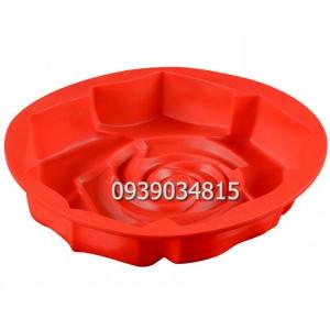 Khuôn silicon làm rau câu, làm bánh hoa hồng đại - Loại 30 cm