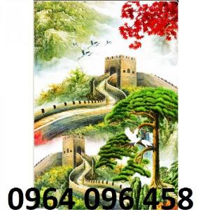 Tranh gạch 3d rừng núi - 77SL