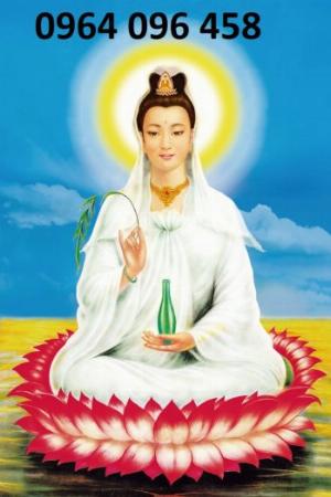Tranh phật quan âm - tranh gạch 3d ốp tường - 76SN