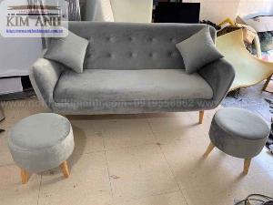 Có nên chọn mua sofa vải nhung cho phòng khách hay không ?