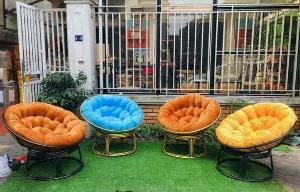Ghế sắt papasan thư giãn giá rẻ