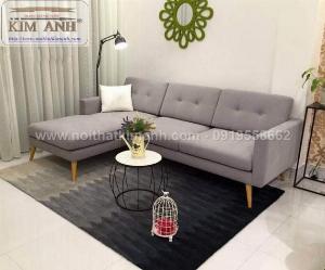 Sofa góc L cao cấp hiện đại cho phòng khách