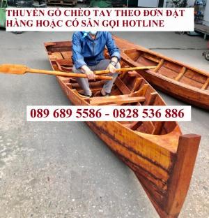 Xuồng gỗ 3 lá, Xuồng gỗ chèo tay(liên hệ báo giá)