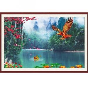Tranh gạch 3d chim đại bàng - VC2