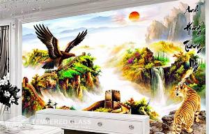 Tranh gạch 3d chim đại bàng - VC2