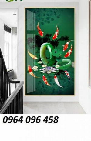 Gạch tranh cá koi 3d - CVC3