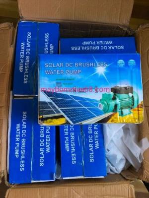 Máy bơm nước năng lượng mặt trời solar không chổi than 12v -150w đẩy cao 15m